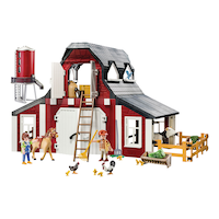 Ferme avec silo Playmobil, paq. 222, 4 ans et plus Composite_or_Mixed