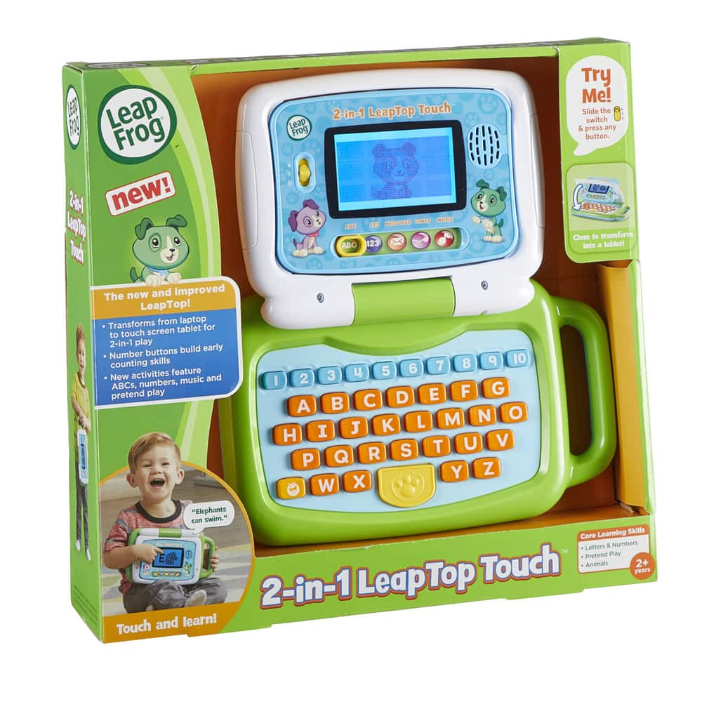 LeapFrog® LeapTop Touch™ Laptop/Tablet, Learning Toy For Pre-School ...