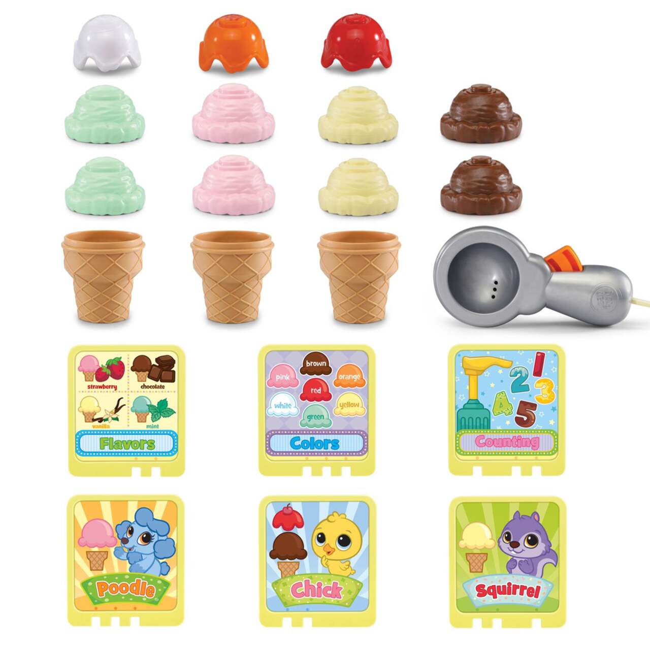 LeapFrog Scoop & Learn Ice Cream Cart™ - English Version, 2+ years, 22  pieces 