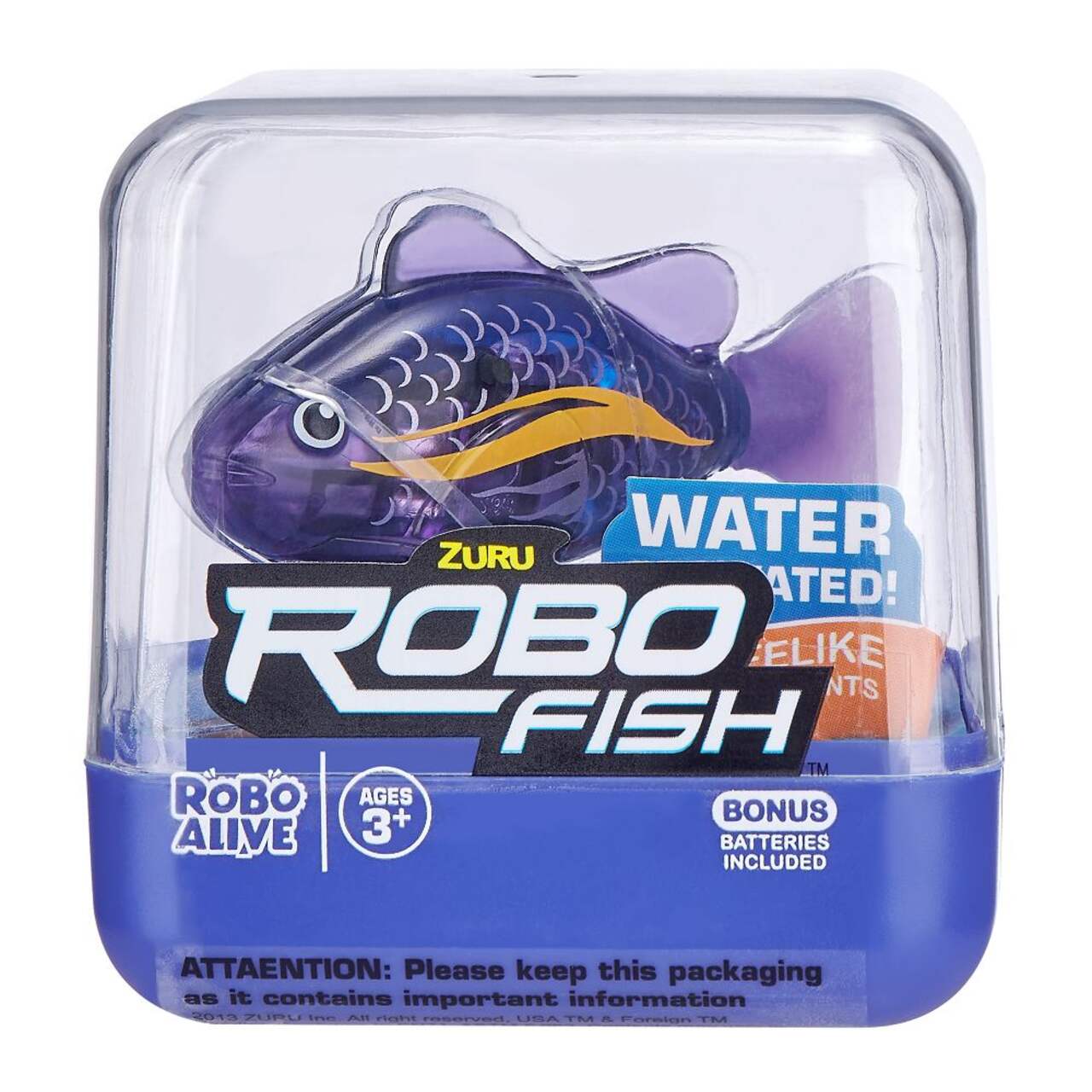 Robo Fish Series 3 Poisson Nageur robotique (Bleu et Rouge) : :  Jeux et Jouets