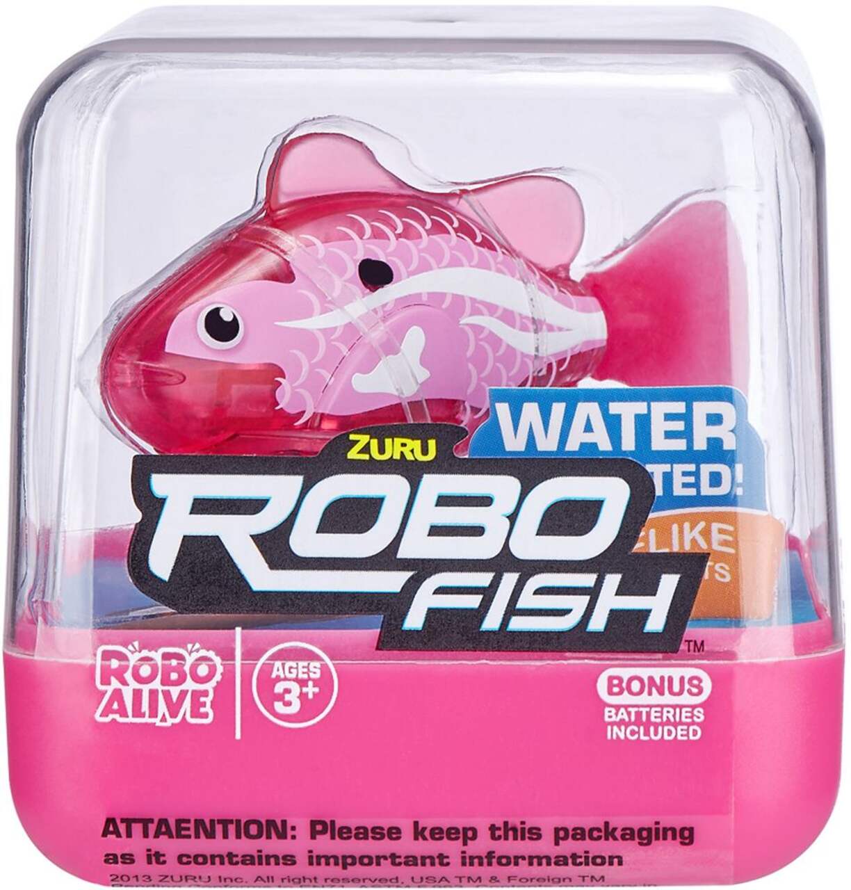 ZURU Robo Alive Robotic Fish Toy For Kids, Assorted, Ages 3+