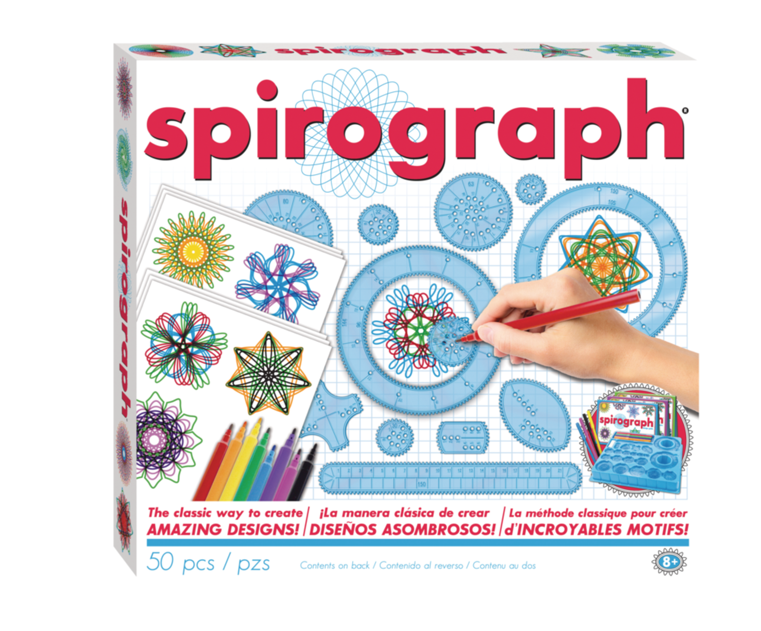 Spirograph Design Set, 50-pc Front_Elevated
