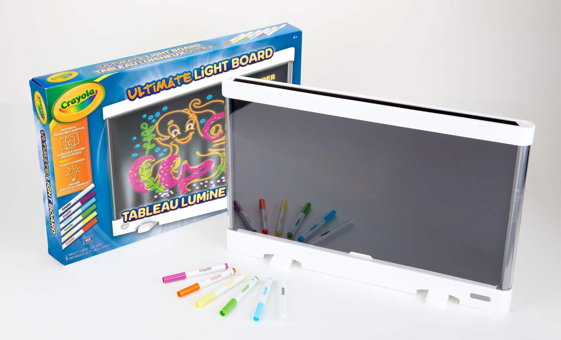 Crayola® Ultimate Supersized Light Board Art Set, Includes 6 Gel FX  Markers, Ages 6+