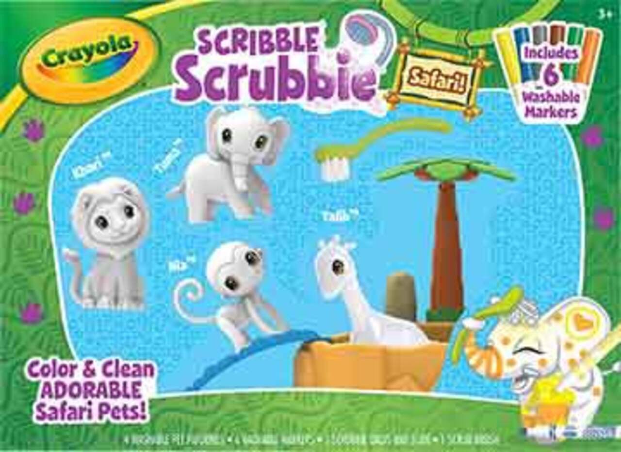 Crayola Scribble Scrubbie Safari Animals Tub Playset, Creative Toys,  Painting -  Canada