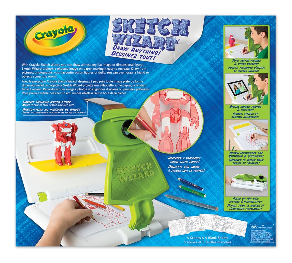 Crayola Sketch Wizard Draw Drawing Set Kids Sketching 2d 3d for sale online 