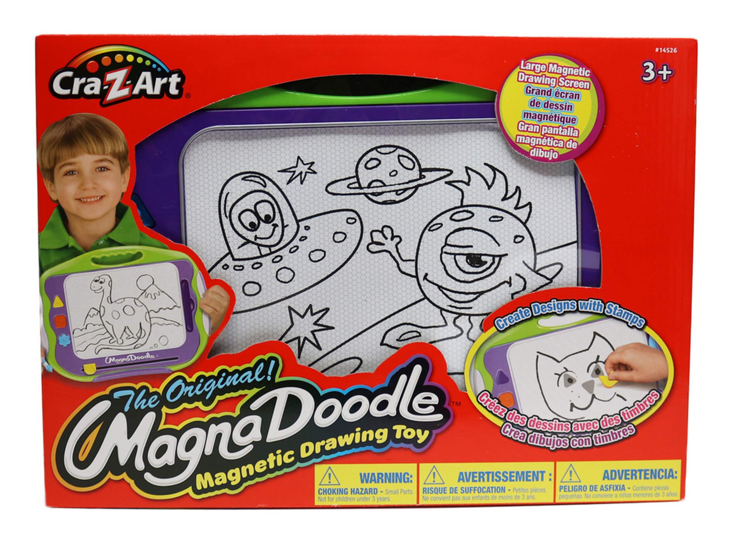 Cra-Z-Art The Original Magna Doodle Magnetic Drawing Board For Toddlers & Kids, Ages 3+ Front_Flat