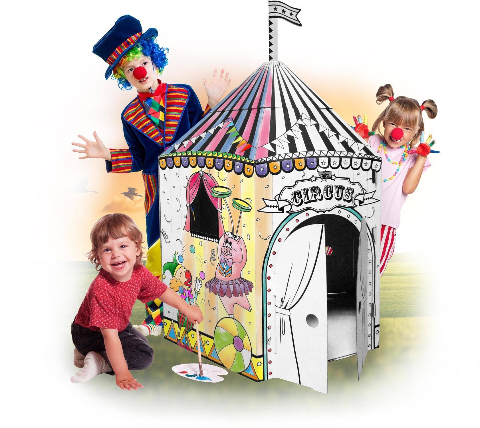 My Circus Tent Cardboard Playhouse Canadian Tire