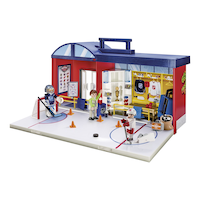 Aréna de hockey transportable LNH Playmobil, 5 ans et plus Front_Angled_Left