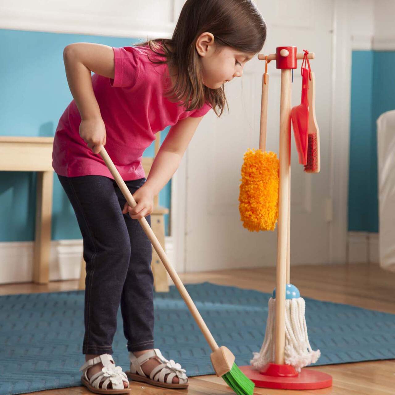 Ensemble de nettoyage pour enfants pour tout-petits - Les enfants font  semblant de jouer aux produits de nettoyage à domicile, Nettoyage Mop  Broom Outils Accessoires Jouets pour garçons filles
