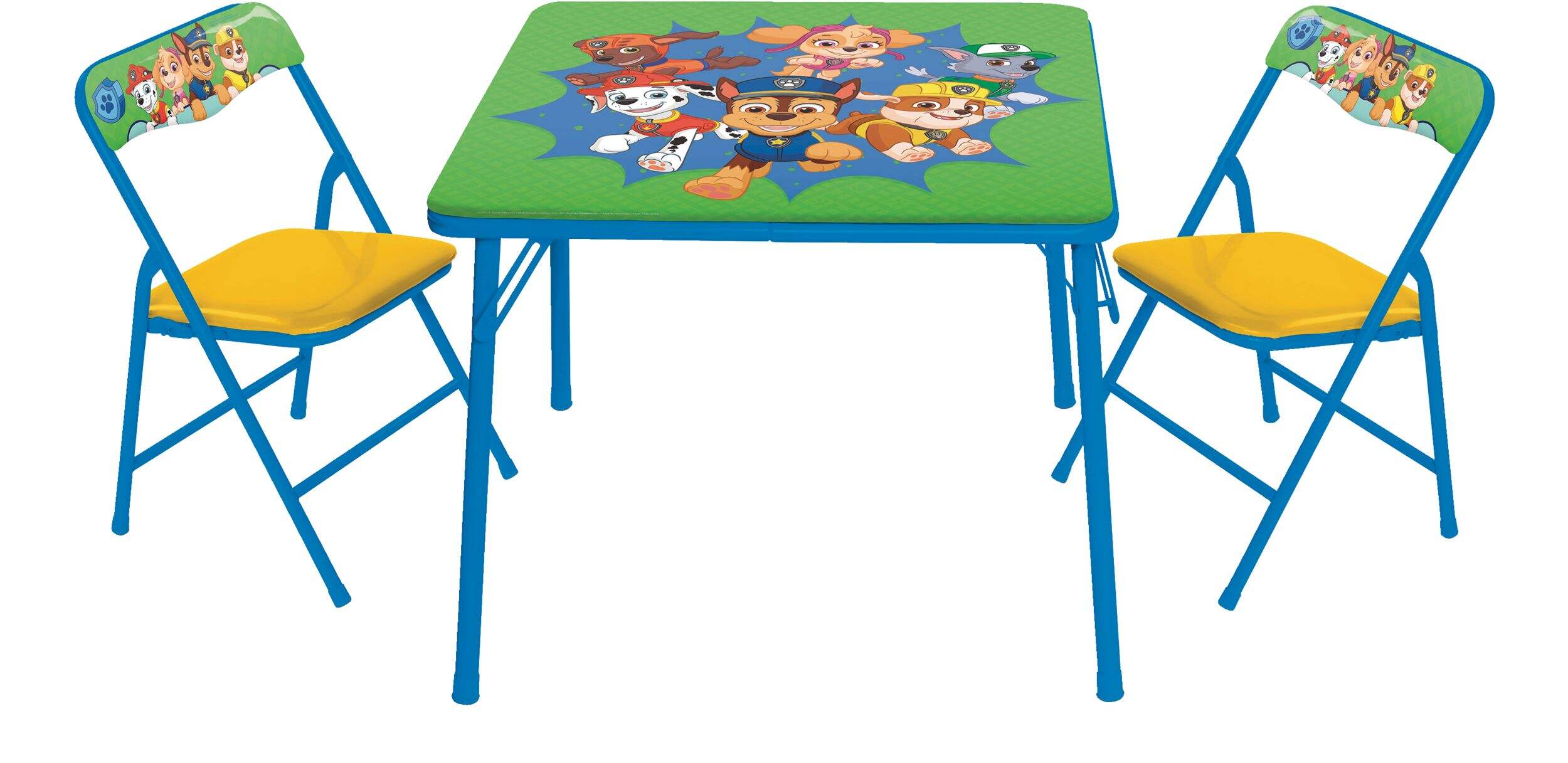 Nickelodeon Paw Patrol Washable Folding Activity Table & Chairs Set (3