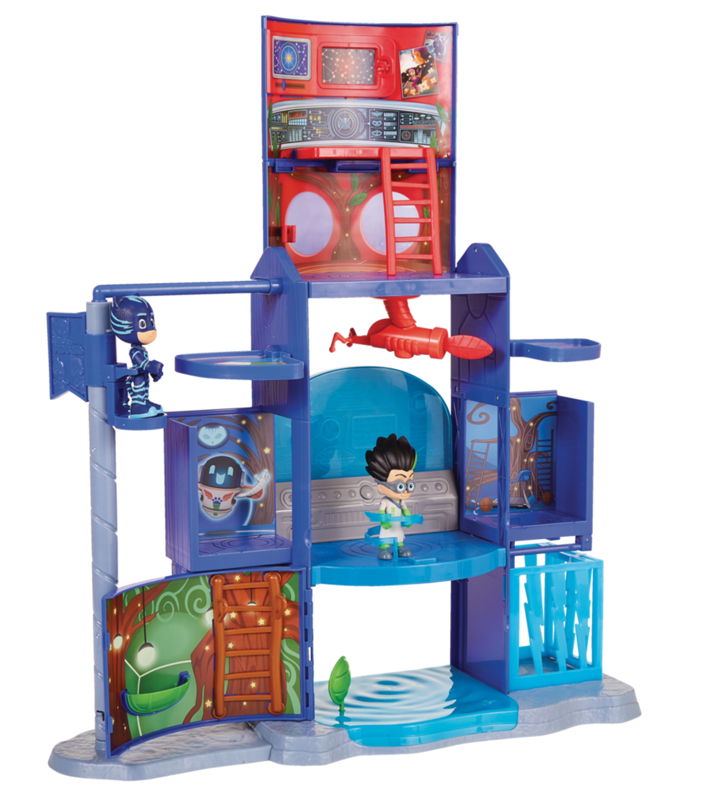 PJ Masks Mission Control Headquarters Playset Front_Angled_Right