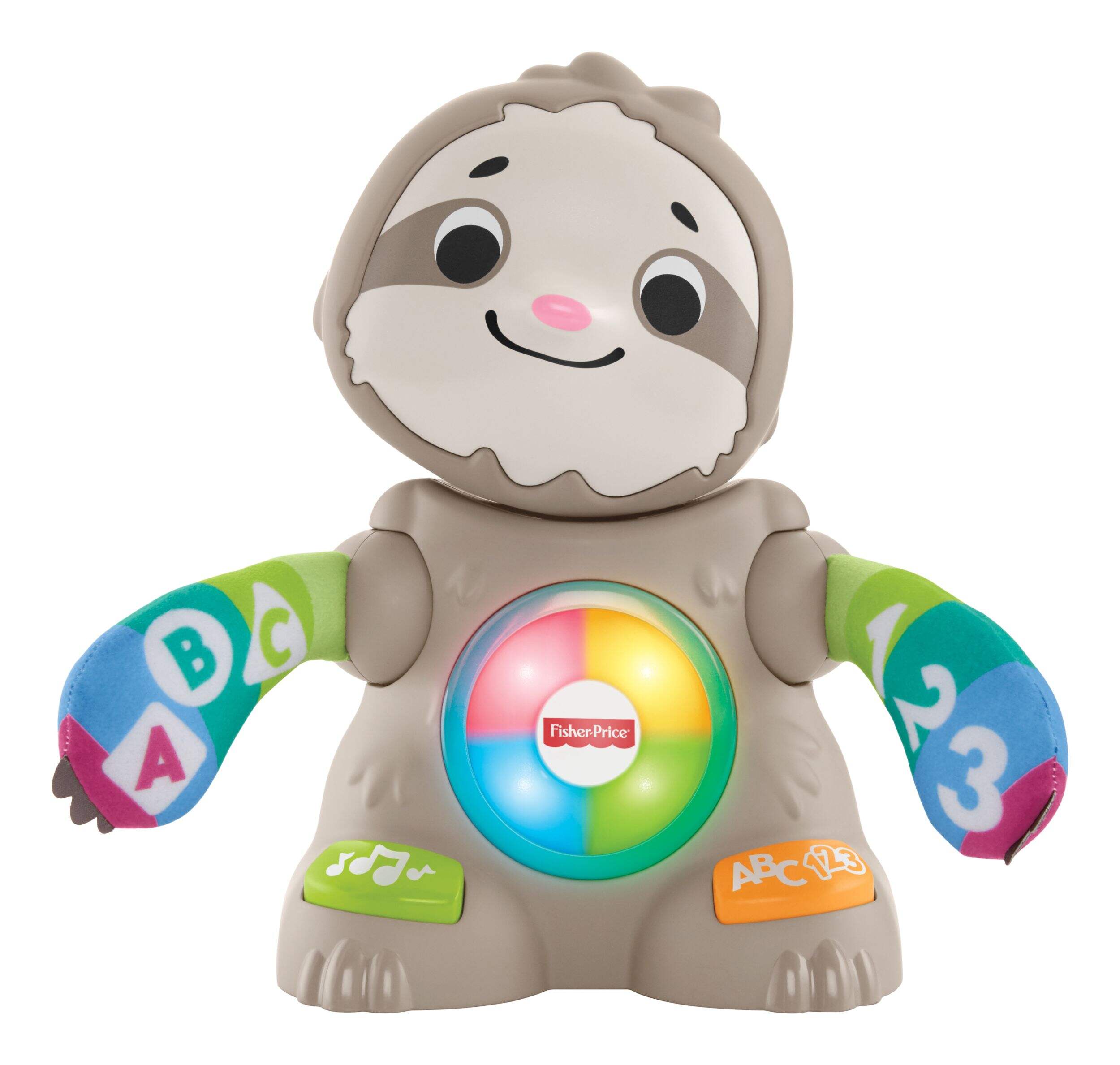 Fisher-Price® Linkimals™ Smooth Moves Sloth™ Interactive Toy For Infants & Toddlers, English Edition, Ages 9m+ Front_Flat