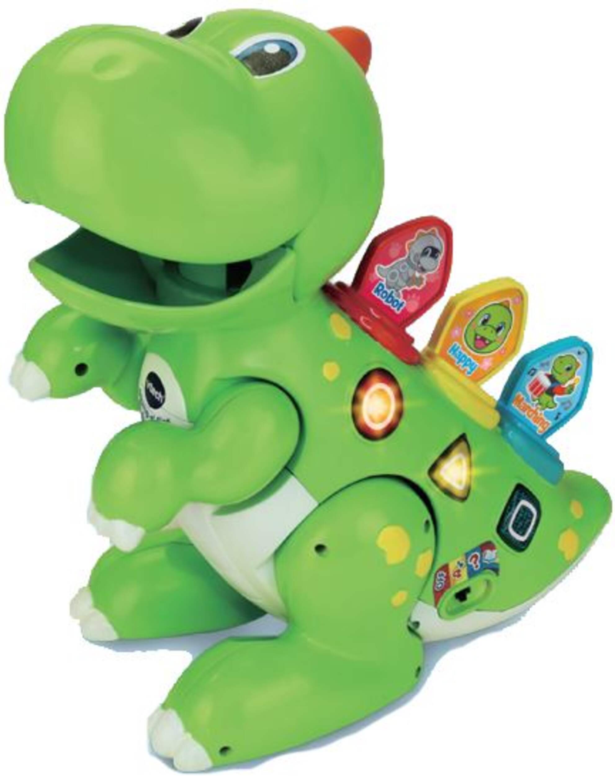 Vtech Mix & Match-a-Saurus™ Dino Interactive Toy For Toddlers, English Edition, Ages 2+ Front_Angled_Left