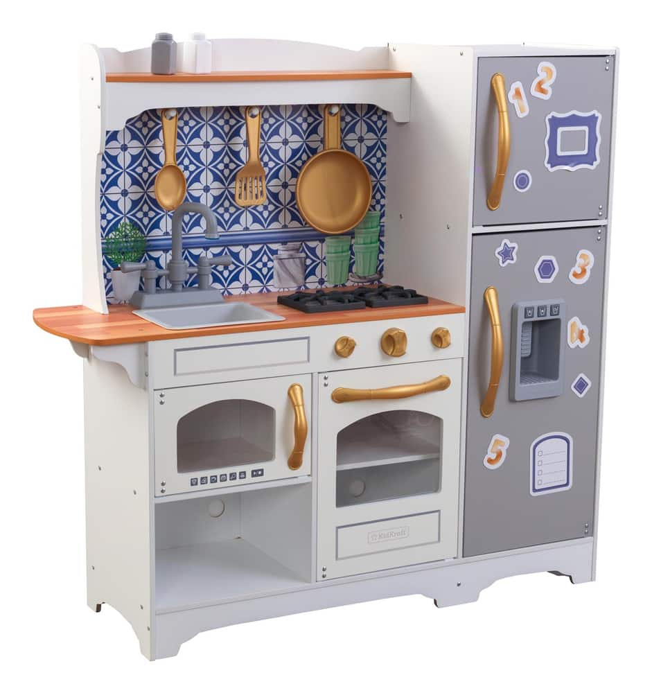 kidkraft mosaic magnetic kitchen