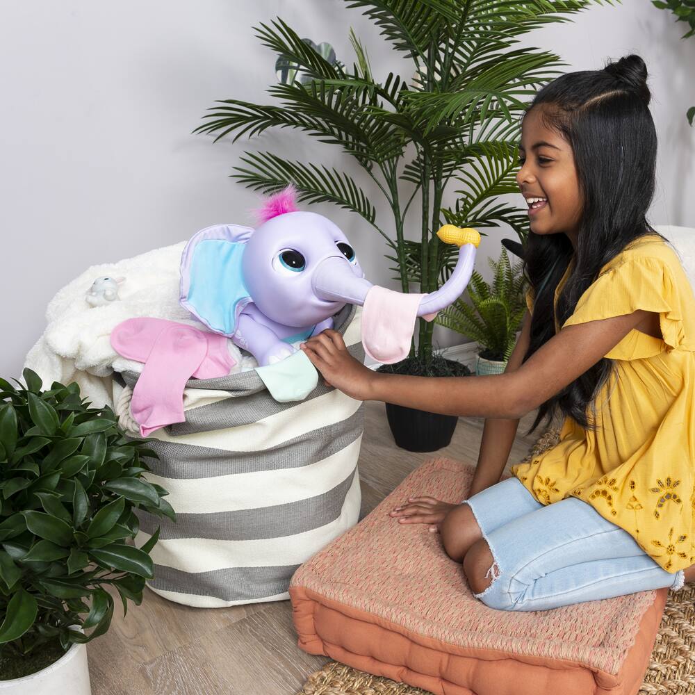 Spin Master 6047248 Juno My Baby Elephant with Interactive Moving Trunk for sale online 