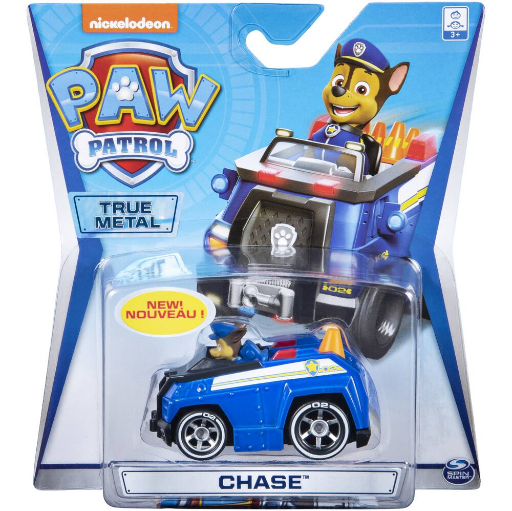 paw patrol true metal cars list