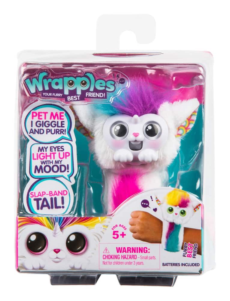Wrapples Little Live Pets Interactive Furry Friends Pink PRINCEZA for sale online 