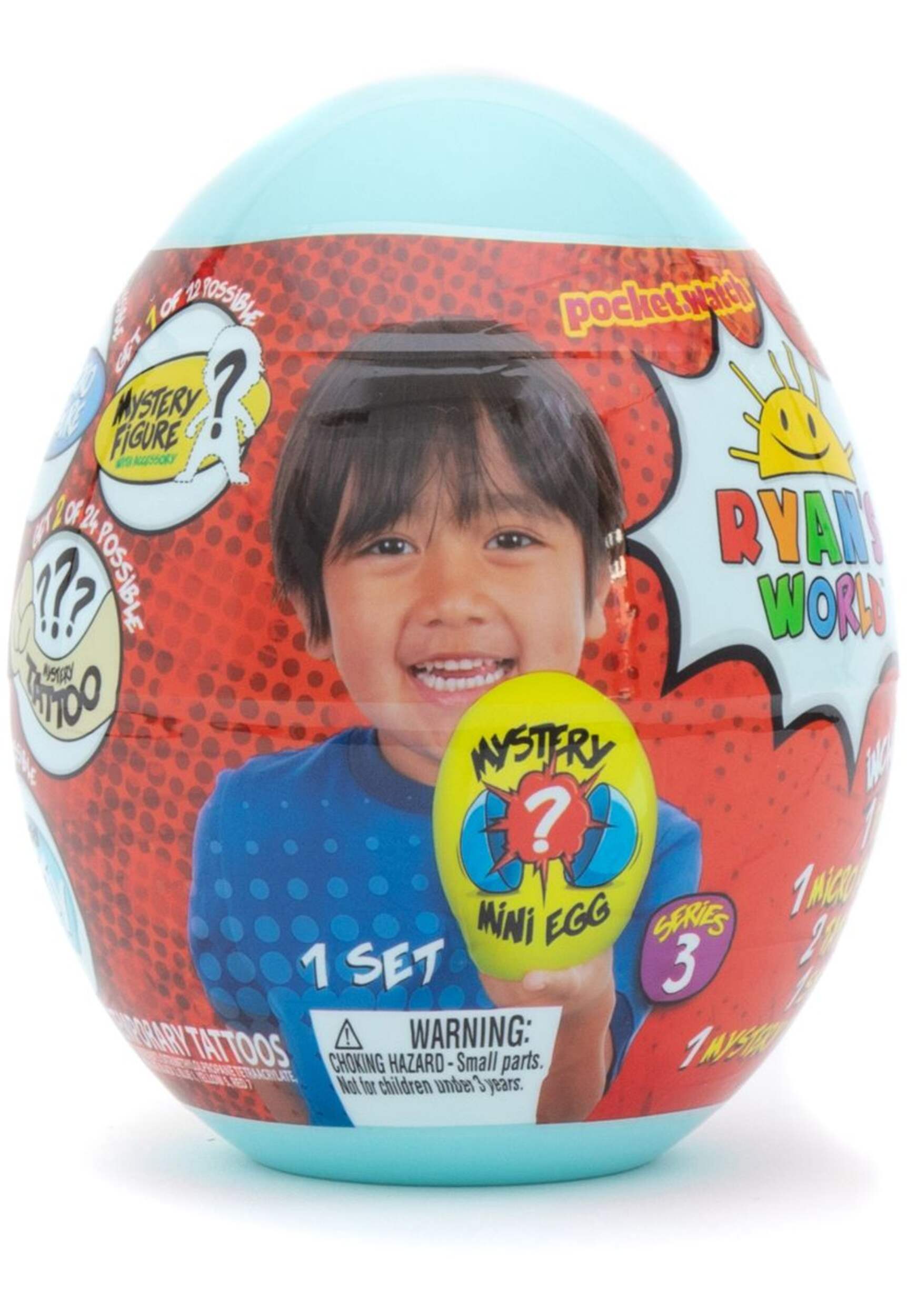 Ryan's World Mini Mystery Egg Toys For Kids, Ages 3+ Front_Flat