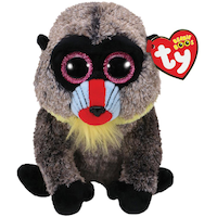 Peluche ordinaire Ty Beanie Boos, jungle, choix variés Front_Flat