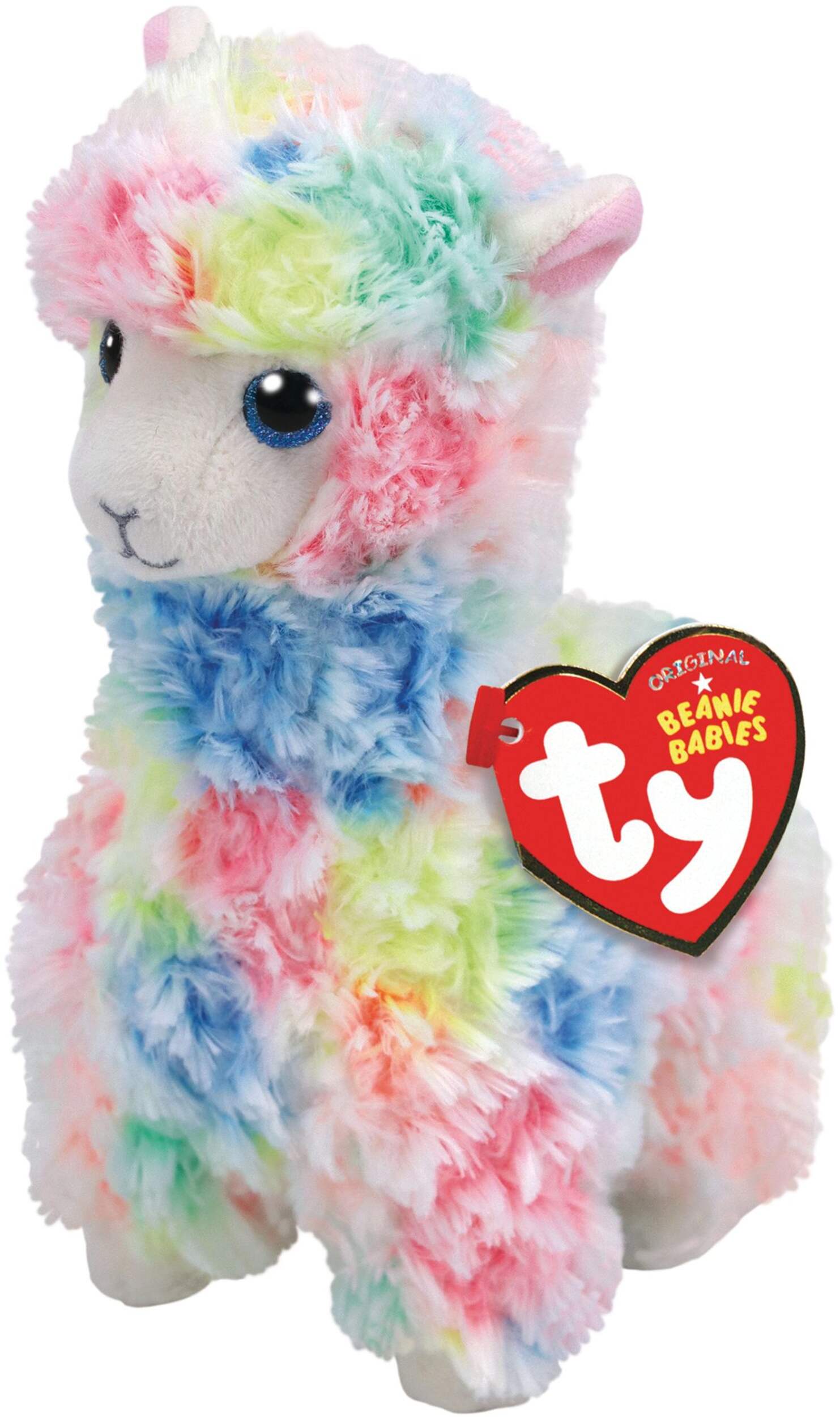 Ty Beanie Boos Regular with Soft Silk Fur, Zoo Plush Animal Stuffed Toys, Assorted, Age 3+ Front_Angled_Left