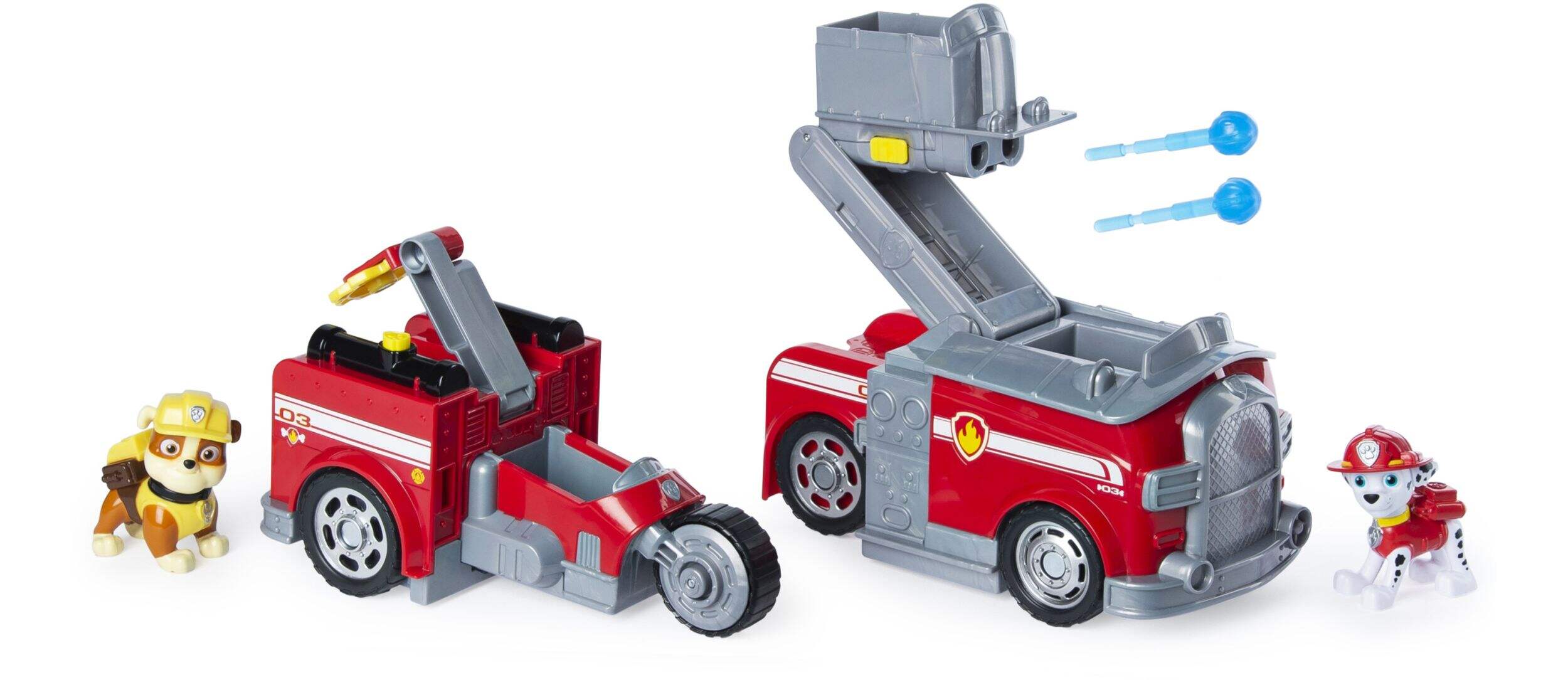 Camion de pompier transformable de Marcus Pat'Patrouille Split-Second, 3 ans et plus Front_Angled_Right