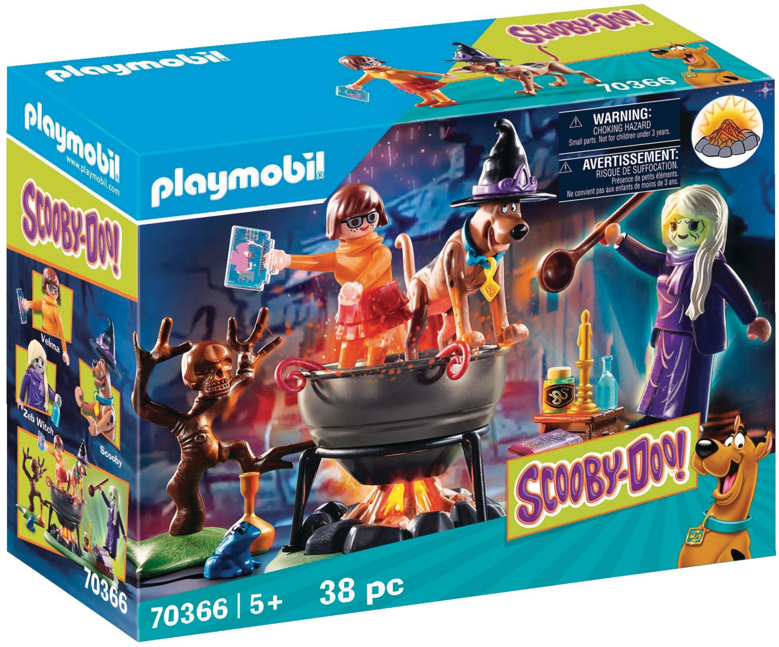 Ensemble Aventure dans le chaudron de la sorcière avec Velma Playmobil Scooby-Doo, paq. 38, 5 ans et plus Front_Angled_Right