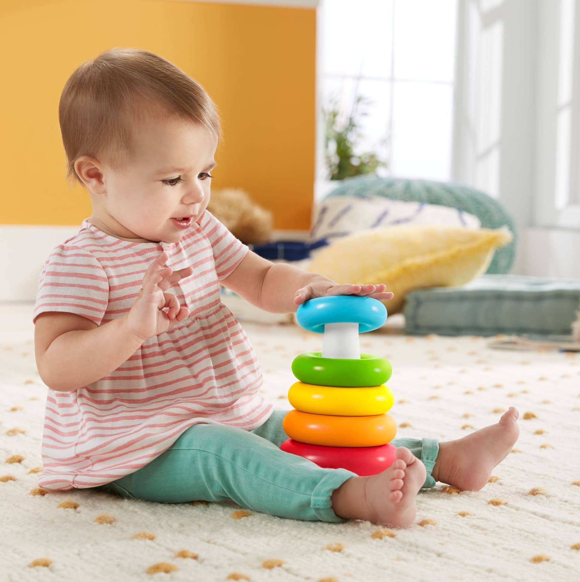 Fisher price rock hot sale and stack