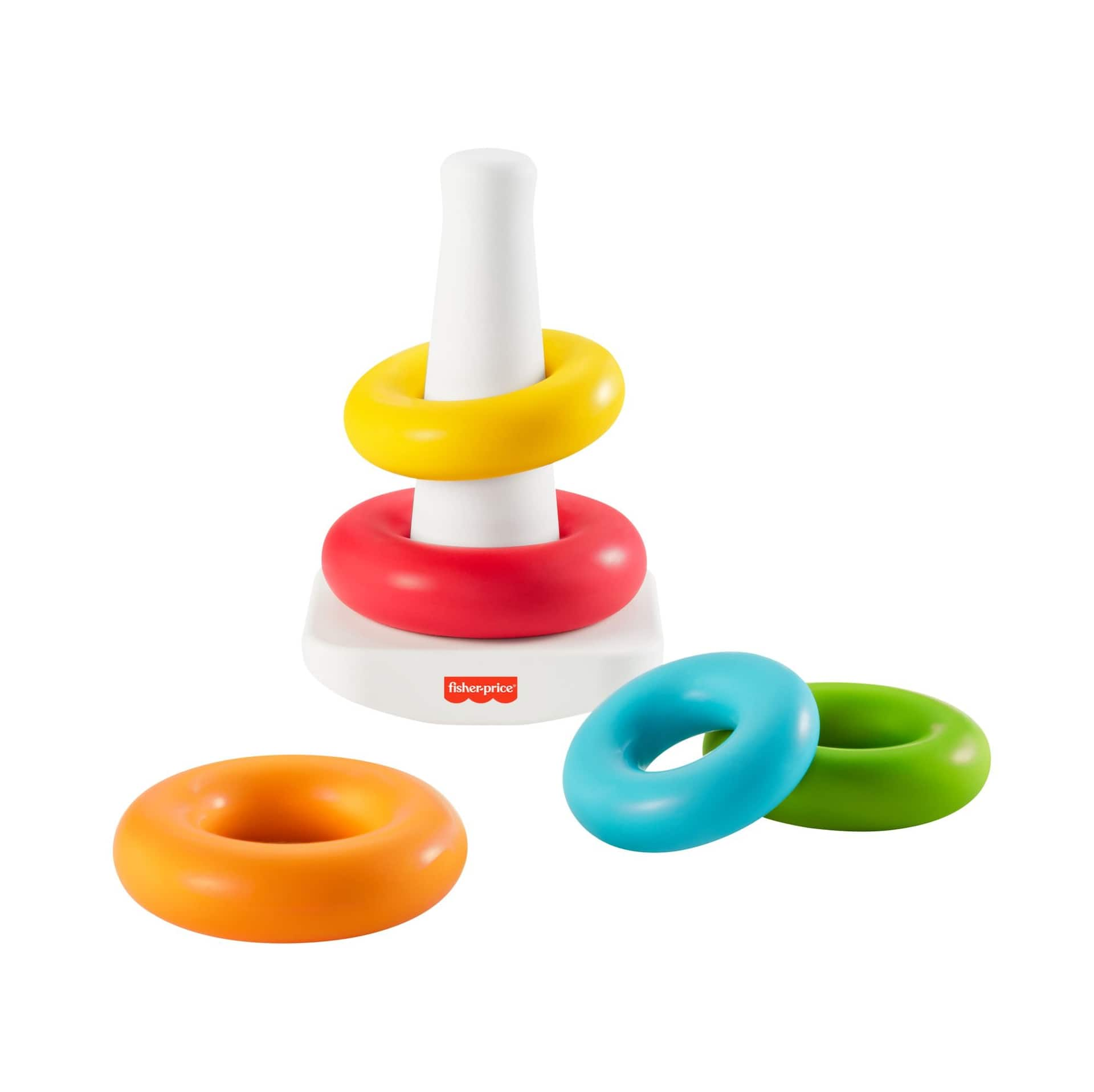 Fisher price stacking clearance rings age