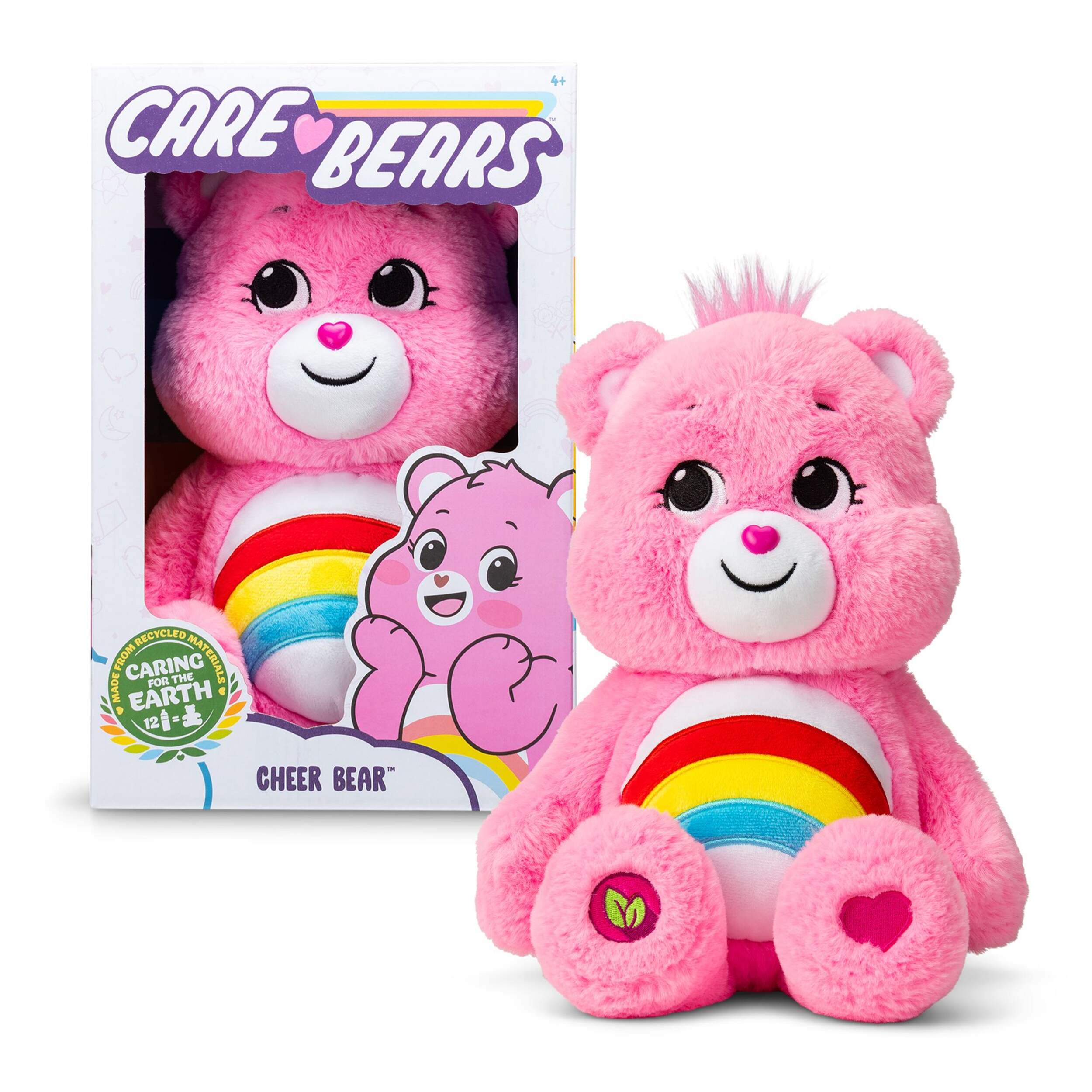 Care Bears Medium 14-in Plush Stuffed Animal Toys, Assorted, Ages 4+ Front_Flat