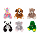 Small Plush Stuffed Animal Toys, Assorted, Ages 3+ Front_Flat
