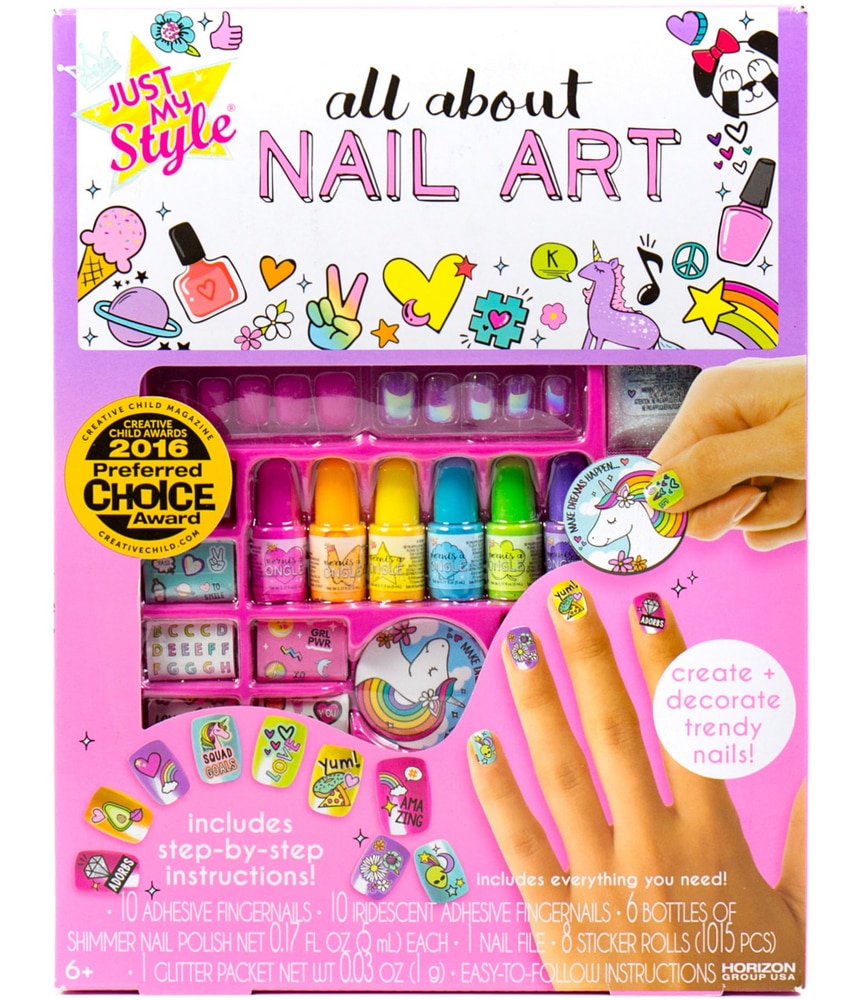 Just My Style All About Nail Art Kit For Kids, Ages 6+ | Canadian Tire - Just My Style All About Nail Art
