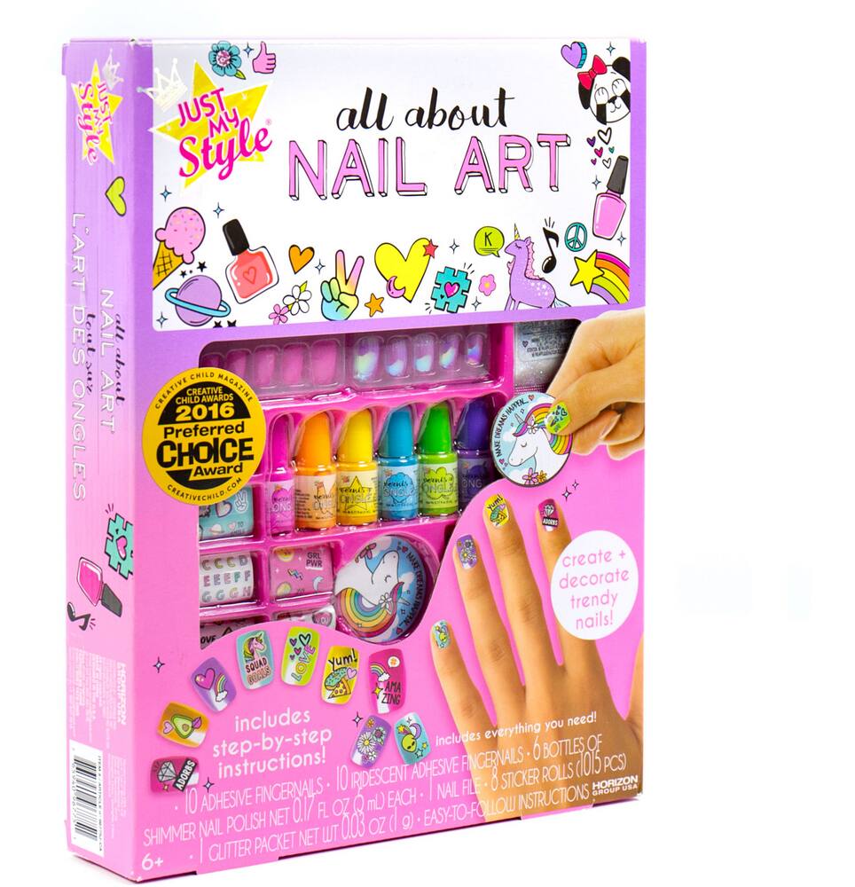 Just My Style All About Nail Art Kit For Kids, Ages 6+ | Canadian Tire