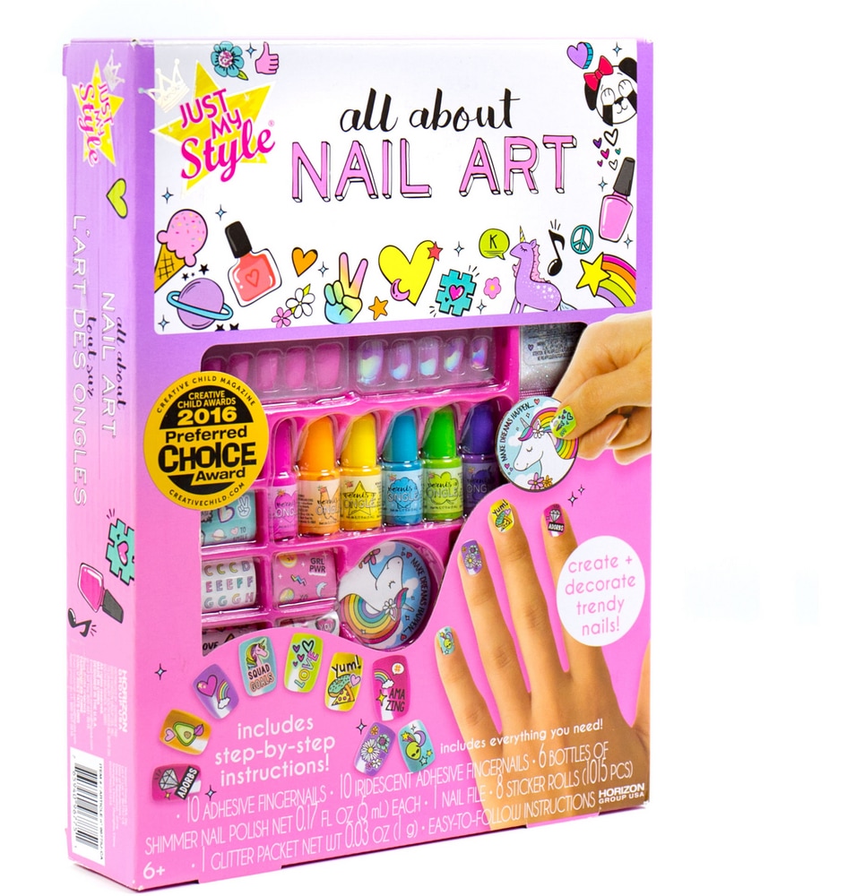 Just My Style All About Nail Art Kit For Kids, Ages 6+ | Canadian Tire - Just My Style All About Nail Art