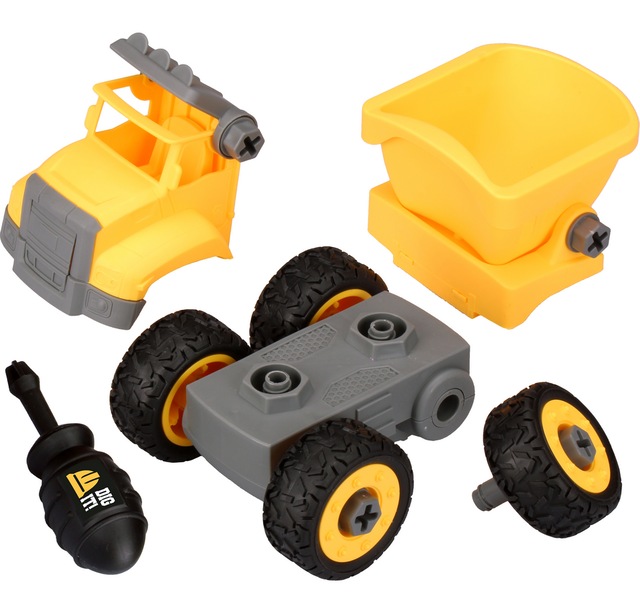 DIY Construction Vehicle Toy For Kids, Assorted, 2pk, Age 3