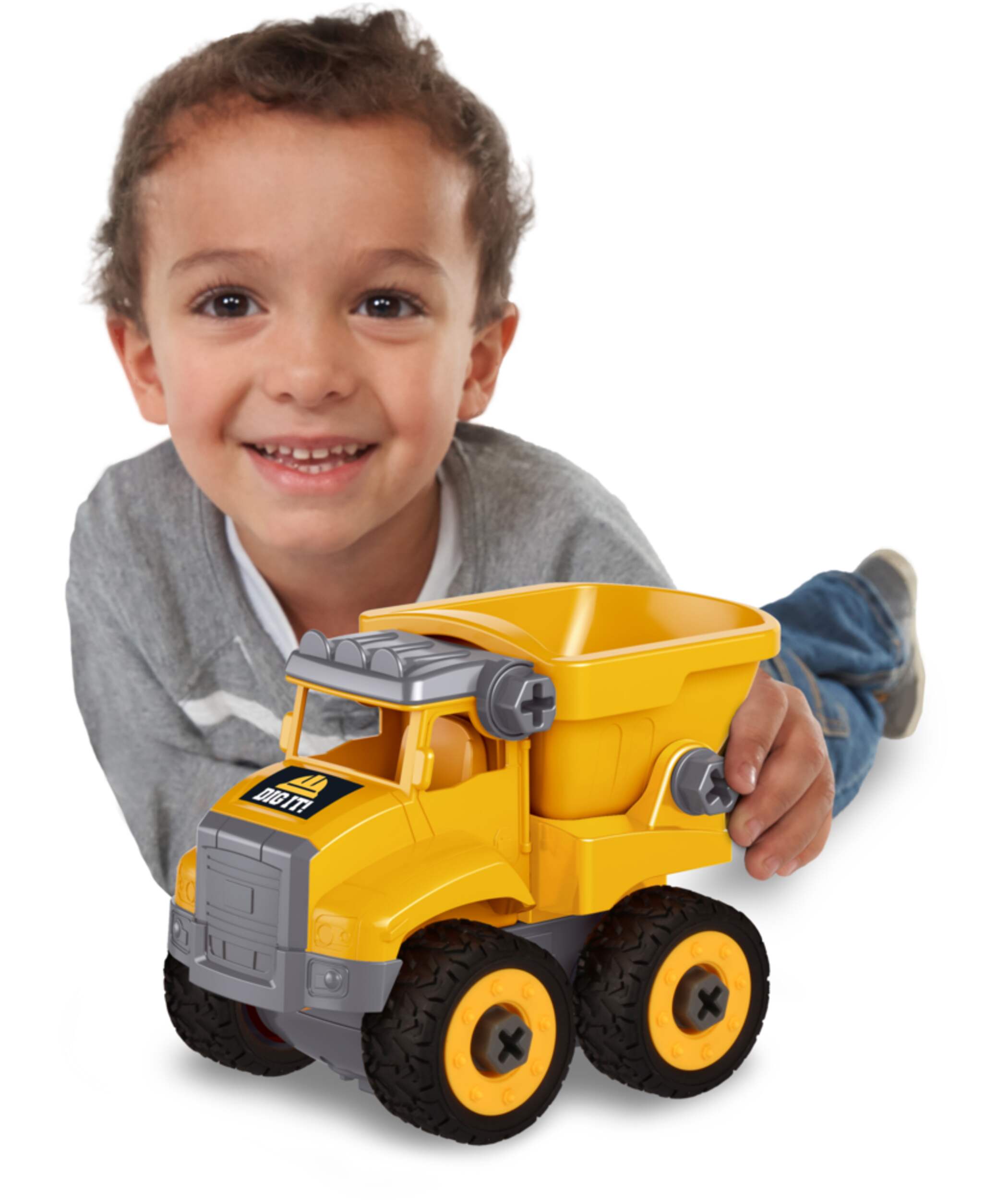 DIY Construction Vehicle Toy For Kids, Assorted, 2-pk, Age 3 ...