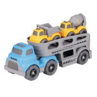 Lights & Sounds Interactive Preschool Toy Car Transporter For Toddlers, Assorted Colours, Age 3+ Front_Angled_Left