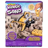Kinetic Sand 2-in-1 Dig & Demolish Construction Truck Playset For Toddlers & Kids, Ages 3+ Front_Elevated