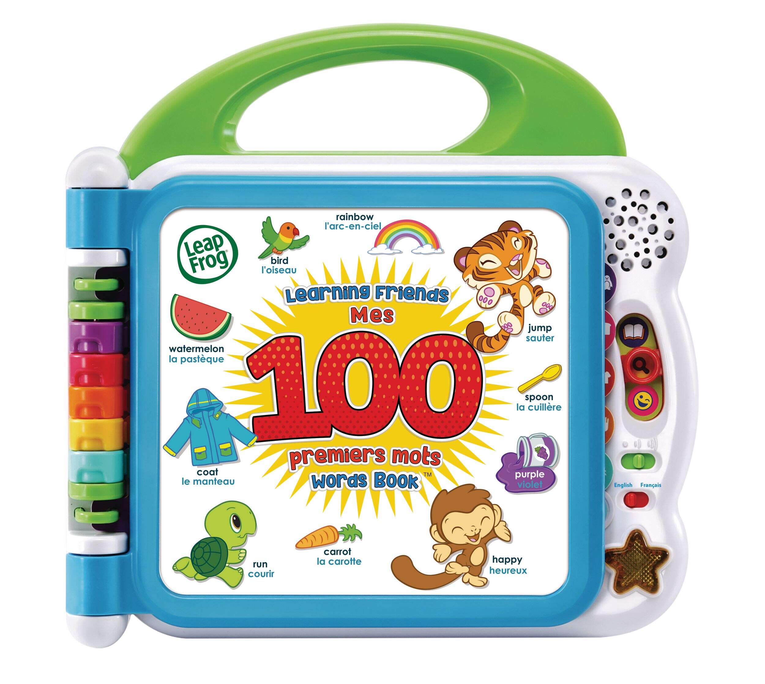 LeapFrog® Learning Friends 100 Words Book Play Toy For Toddlers, Bilingual, Ages 18m+ Front_Flat
