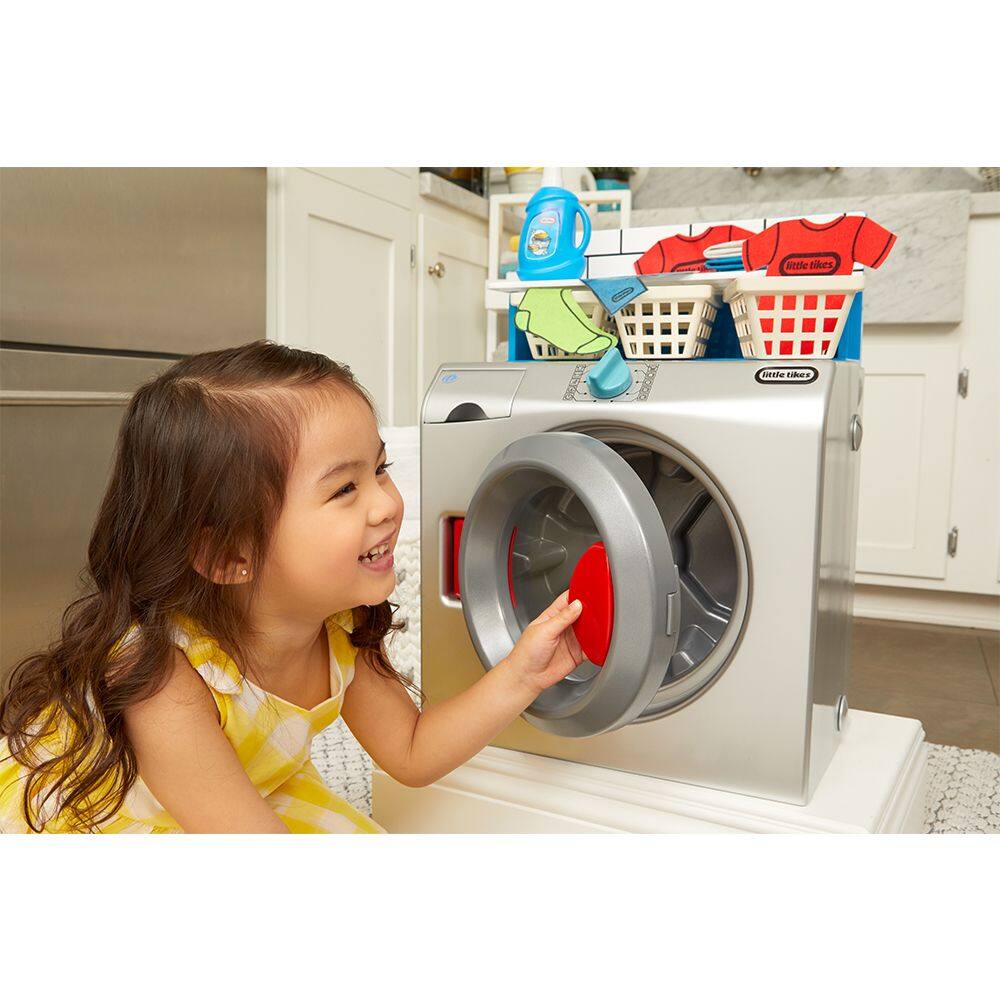 Little Tikes Washer Dryer Laundry Appliance Playset For Kids 11 pc Ages 4 Canadian Tire