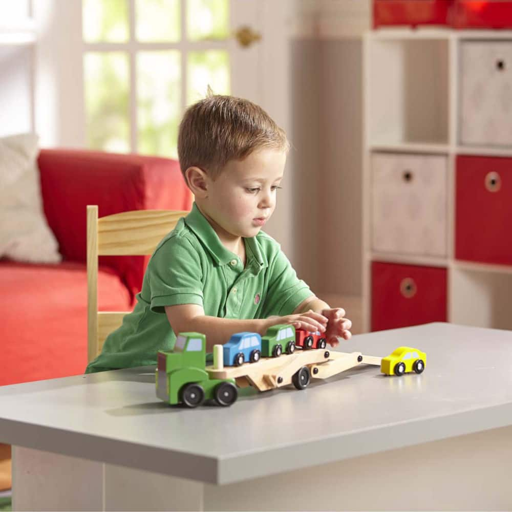 melissa and doug transporter truck