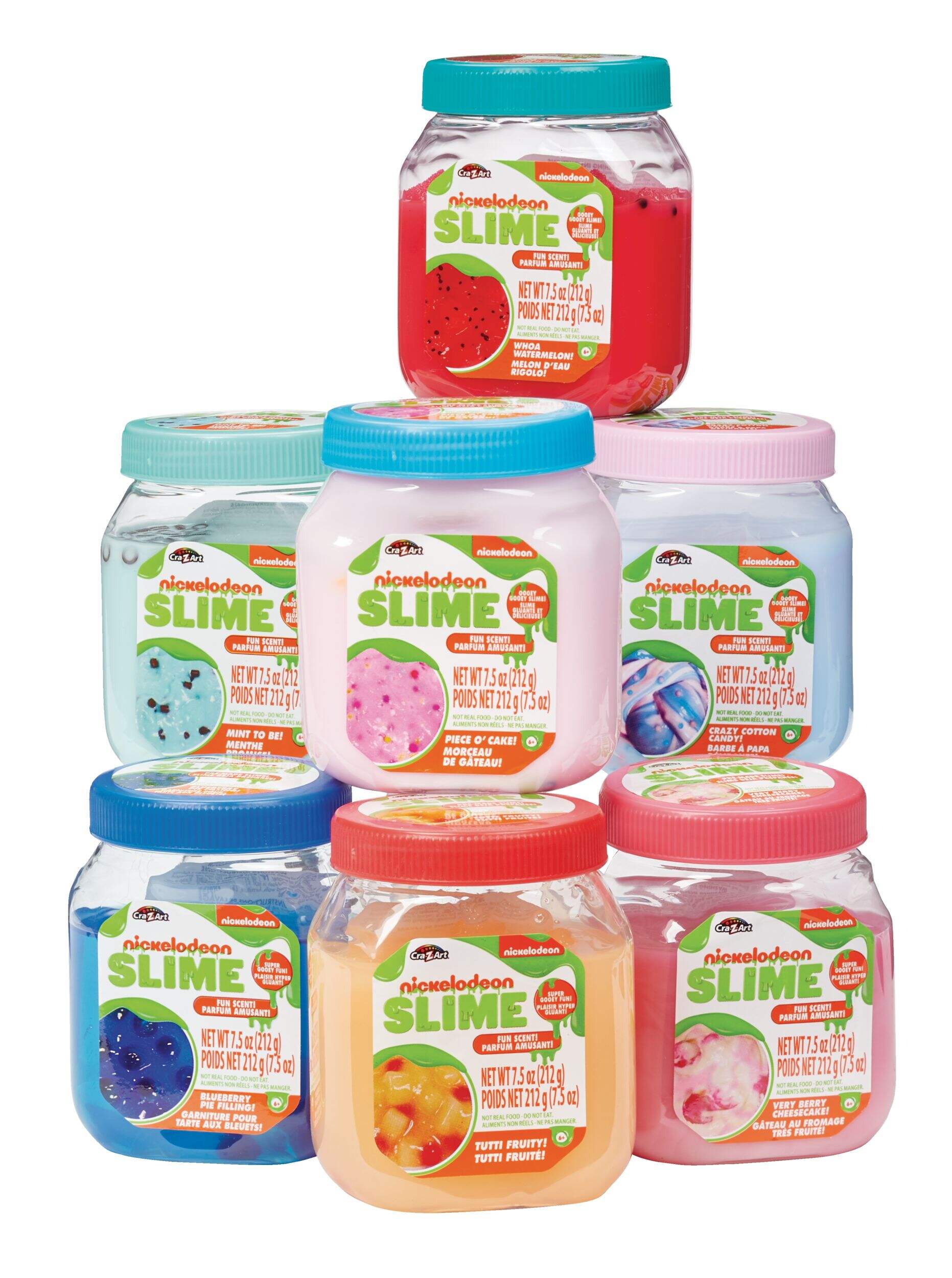 Nickelodeon Slime Ready-Made Fun Food w/Scent For Kids, 7.5-oz, Assorted, Ages 6+ Front_Elevated