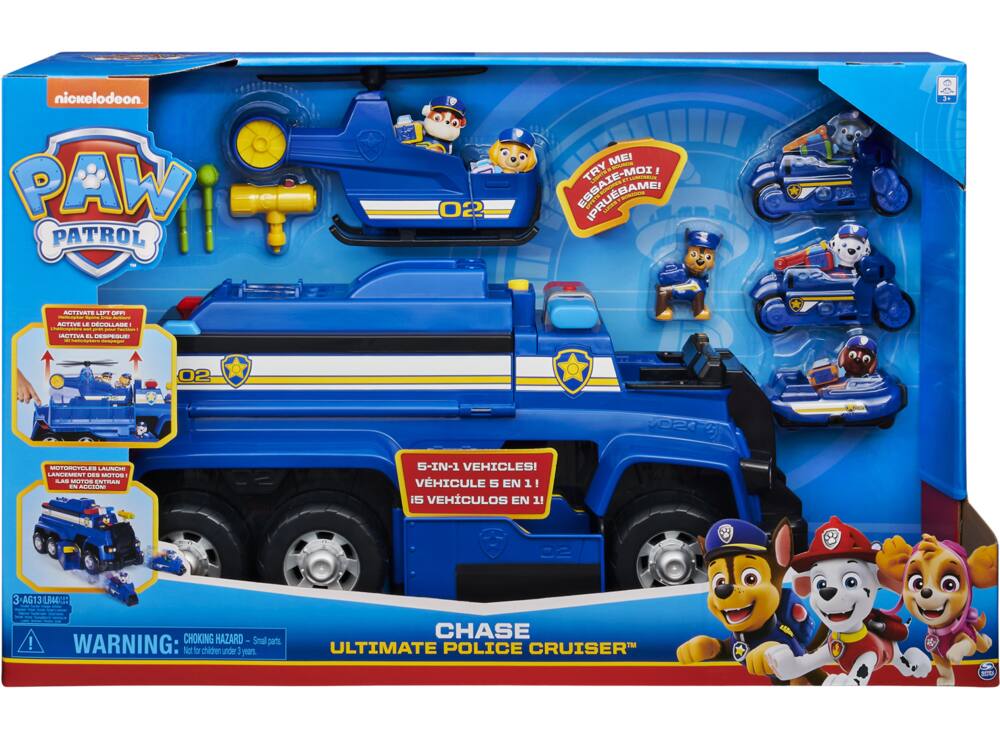 paw patrol vehicle toys