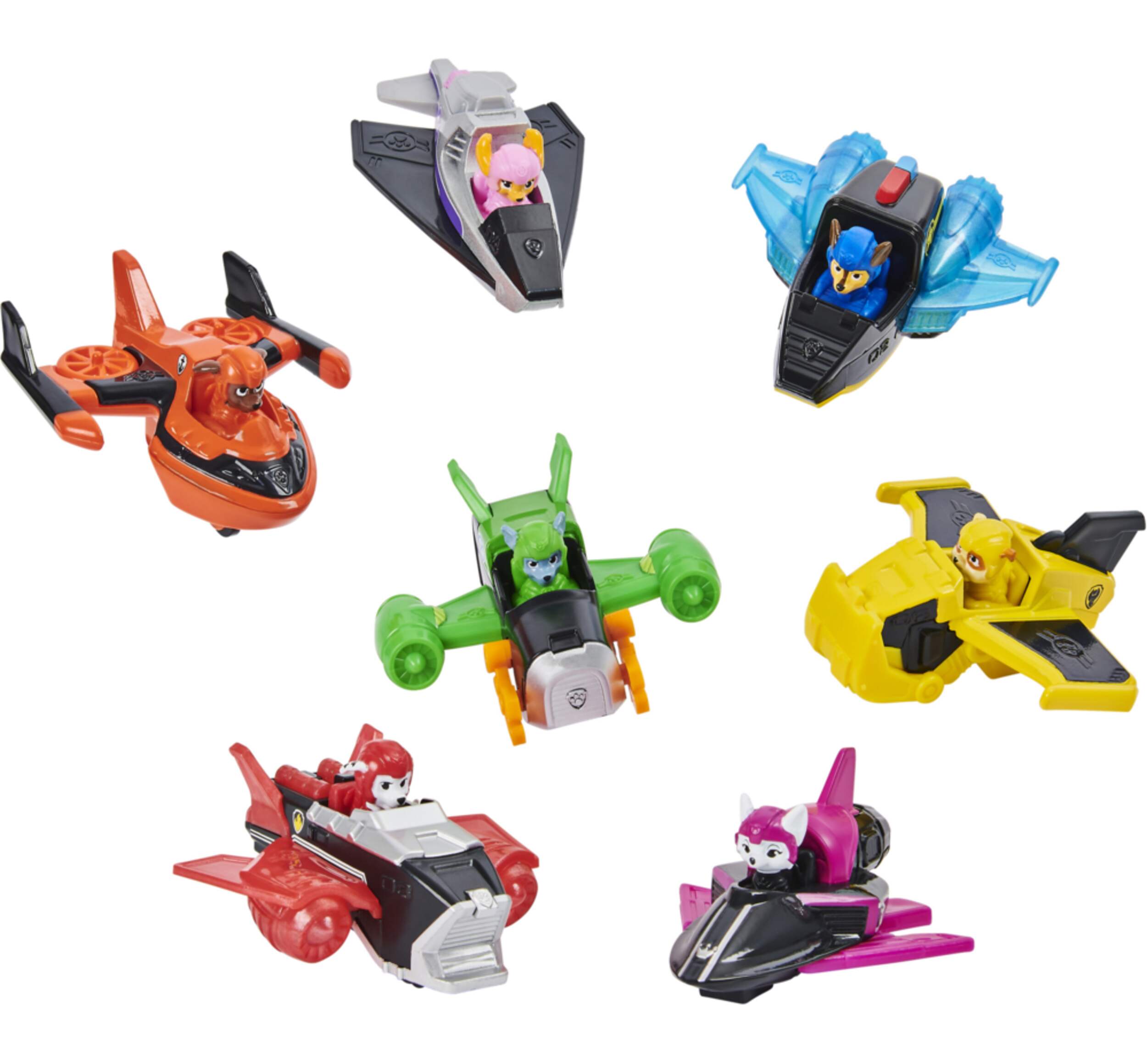 PAW Patrol 7 True Metal Jet to the Rescue Vehicles Toy Gift Pack For Toddlers, Ages 3+ Composite_or_Mixed
