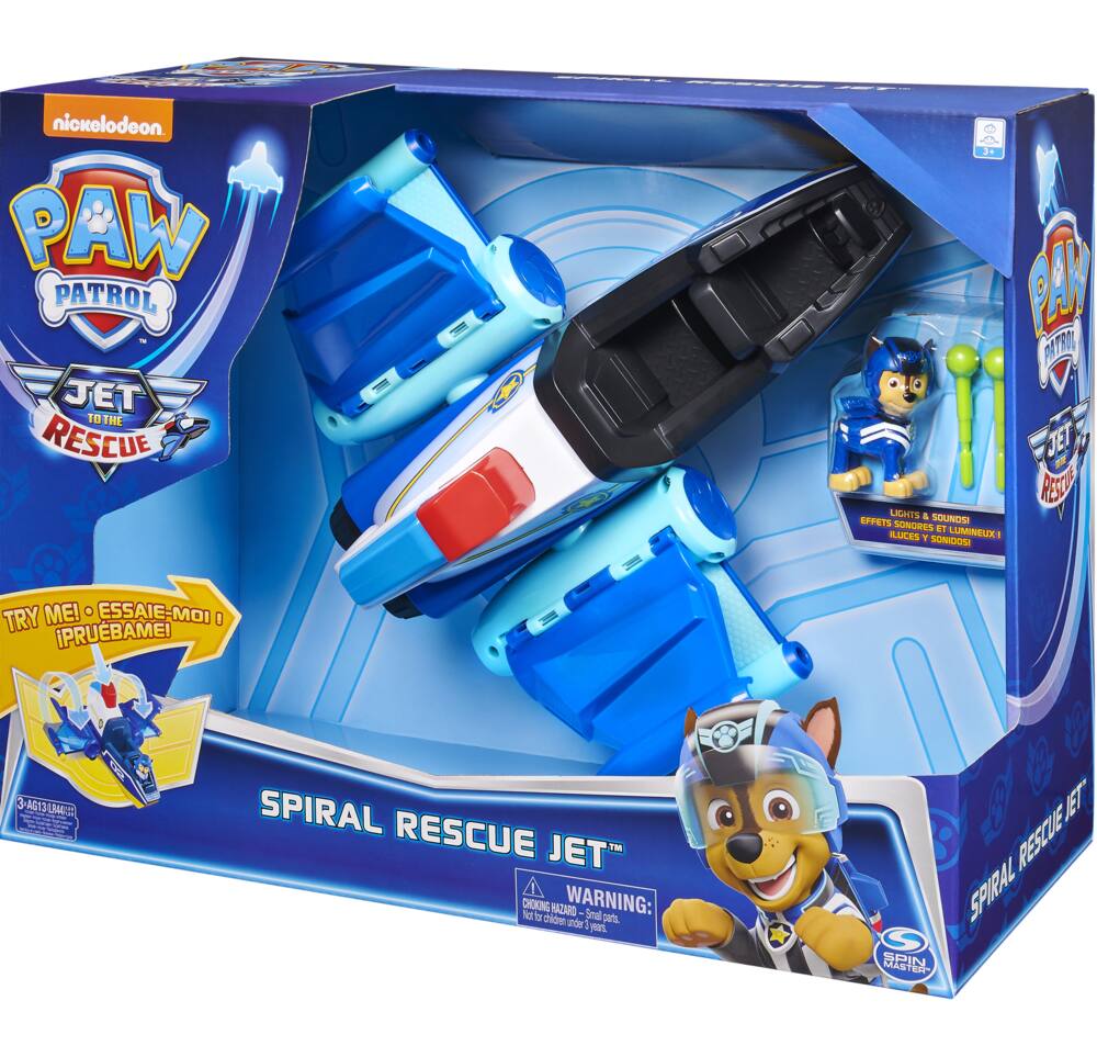 paw patrol jet to the rescue spiral rescue jet