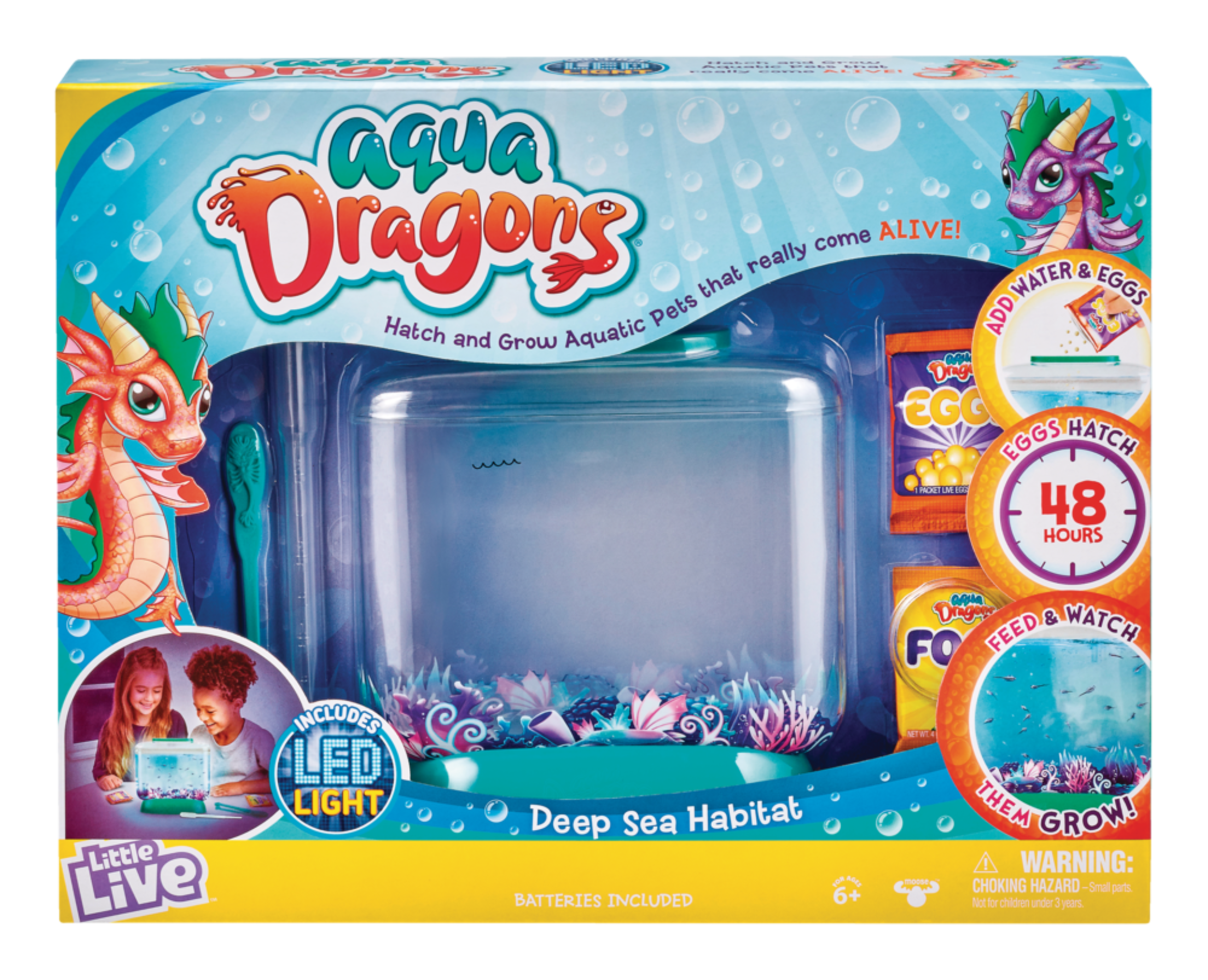 Little Live Aqua Dragons Deep Sea Habitat Front_Flat