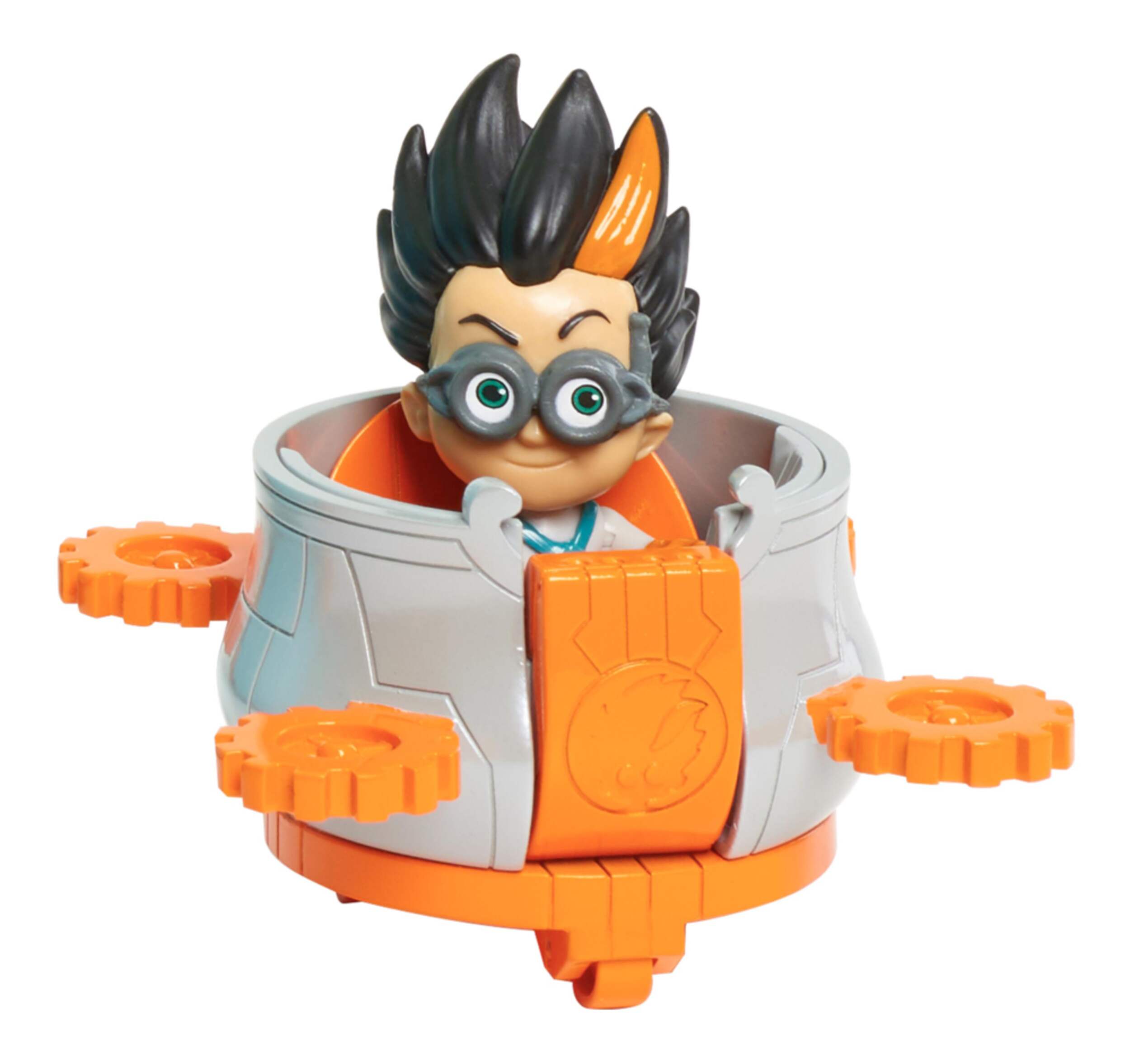 PJ Masks Romeo's Flying Factory Playset w/Batteries For Kids, Ages 3+ Front_Angled_Right