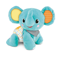 Vtech Explore & Crawl Elephant Plush Stuffed Animal Musical Toy For Infants, Age 6m+ Front_Angled_Right