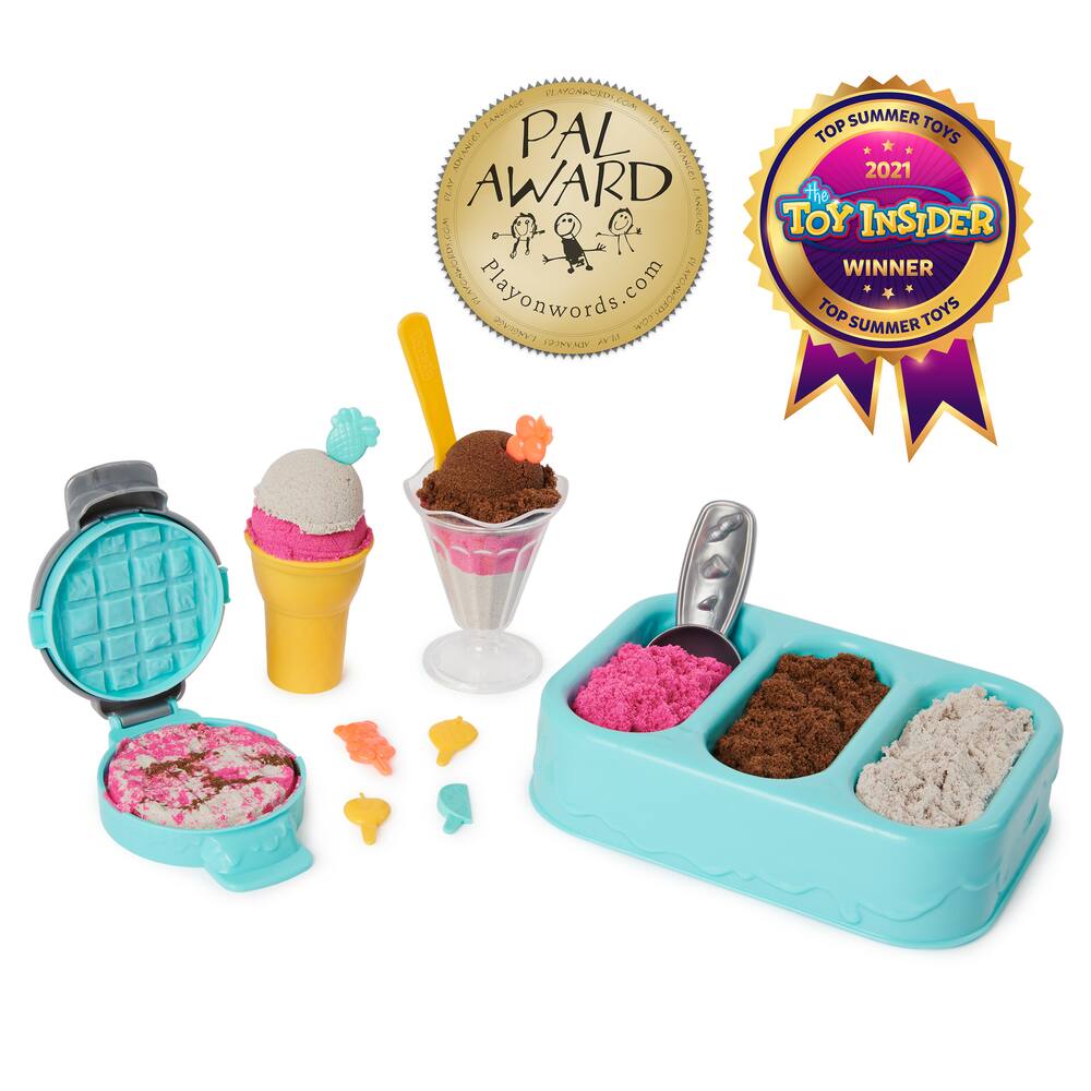 kinetic sand ice cream set