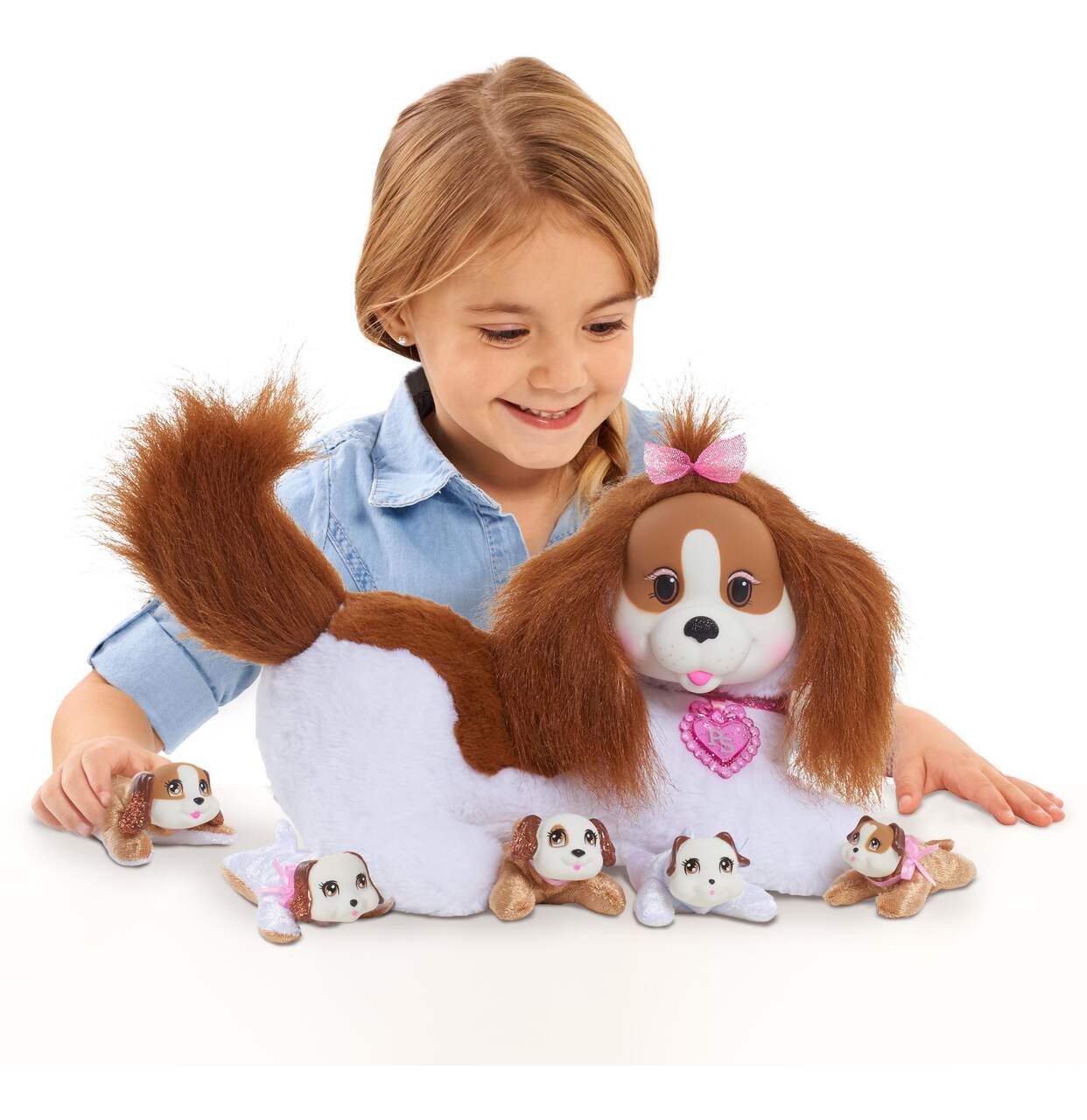 Zooey Puppy Surprise, Polly & Her Puppies, Plush Stuffed Animal