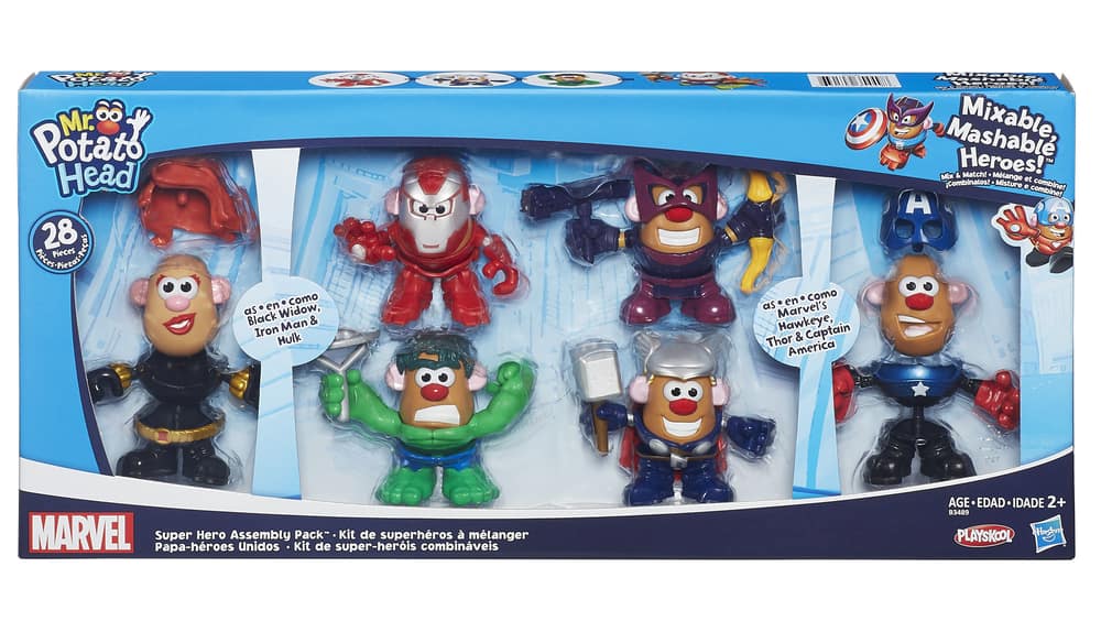 mini mr potato head super heroes